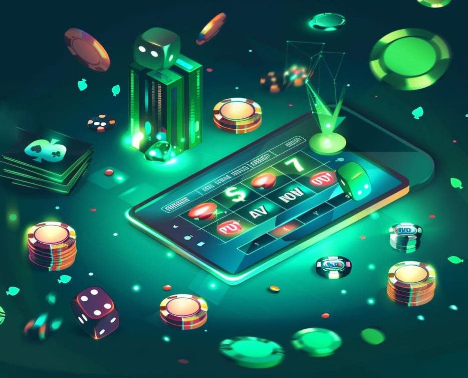 Antarmuka permainan Evolution Gaming dengan opsi taruhan yang jelas